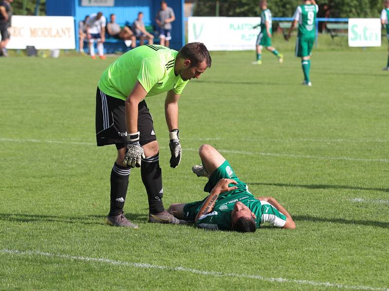 Modlany - Dobroměřice (v bílém) 3:1