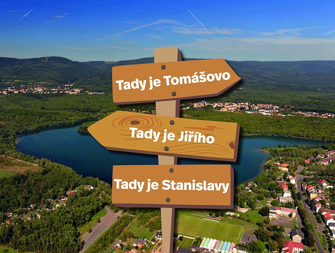 Rekreační oblast Barbory se dělí na tři katastry, Jeníkov, Hrob a Košťany.