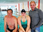 V Aquacentu v Teplicích trénovala ve čtvrtek dálková plavkyně Lucie Leišová. 