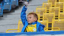 Diváci na fotbale Teplice - Pardubice