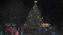 Rozsvícení vánočního stromu ve Rtyni nad Bílinou