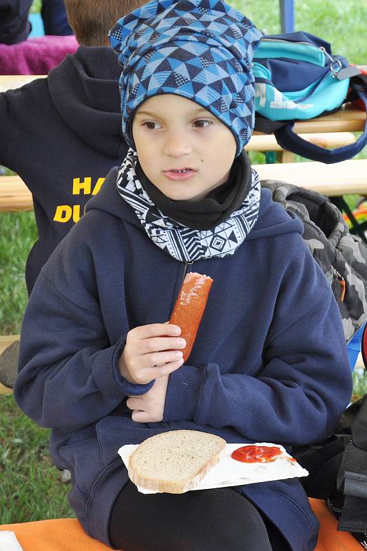 1. ročník memoriálu Jaromíra Honse o železného hasiče v Hostomicích, dětská část.