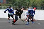 Hokejbalový turnaj v Krupce - Krupka vs. Louny