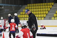 Nábor hokejistů v Teplicích, malí hokejisté vzhlíželi k Jiřímu Šlégrovi