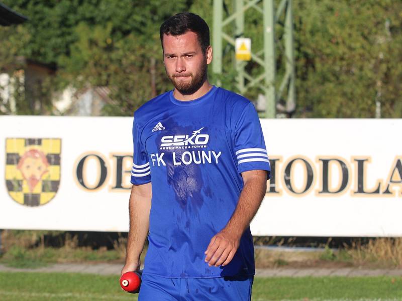 Modlany - Louny (v modrém) 0:2