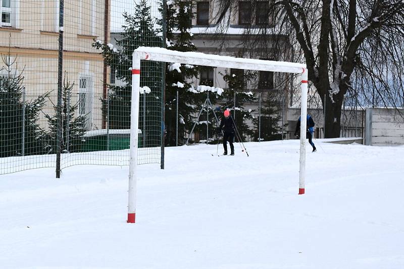 SK Dubí, takto se tam bruslilo a běžkovalo o víkendu 13. a 14. února.