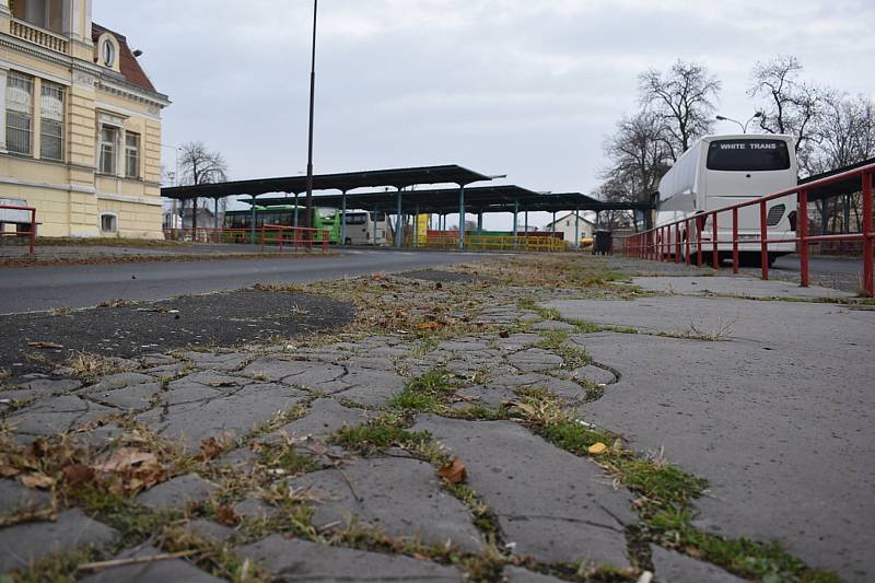 Bývalé autobusové nádraží v Teplicích.