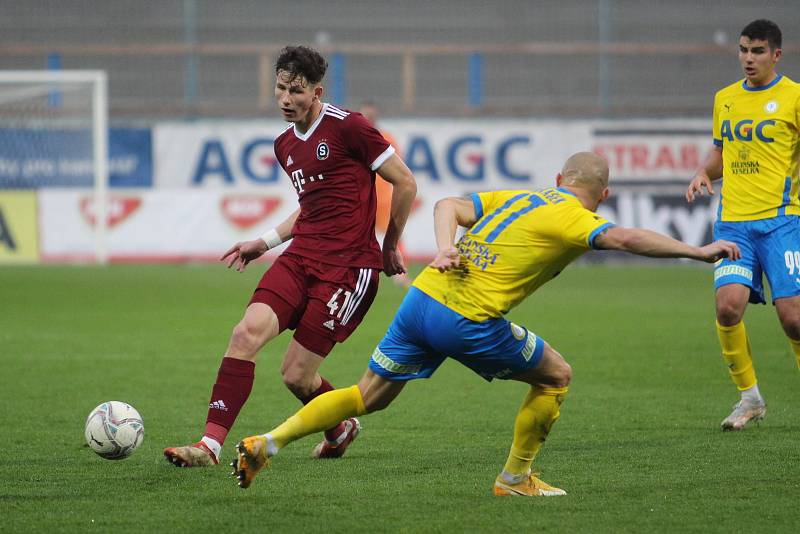 Teplice v osmifinále domácího poháru prohrály doma se Spartou 0:2.