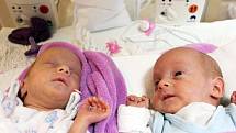 Mamince Petře Semerádové z Krupky se 16. ledna ve 13.16 a 13.17 v ústecké porodnici narodila dvojčata Amálie a Natálie Mrázovi. Natálie měřila 39 cm a vážila 1,20 kg.