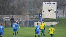 Duchcov (v modrém) - Postoloprty 3:1