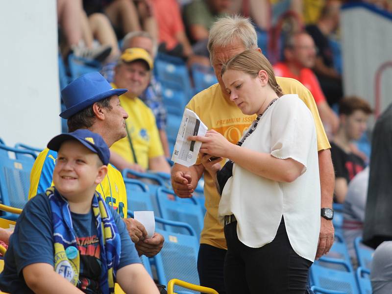 Diváci na fotbale Teplice - Zlín