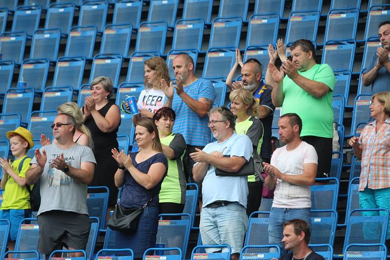 Diváci na fotbale Teplice - Zlín