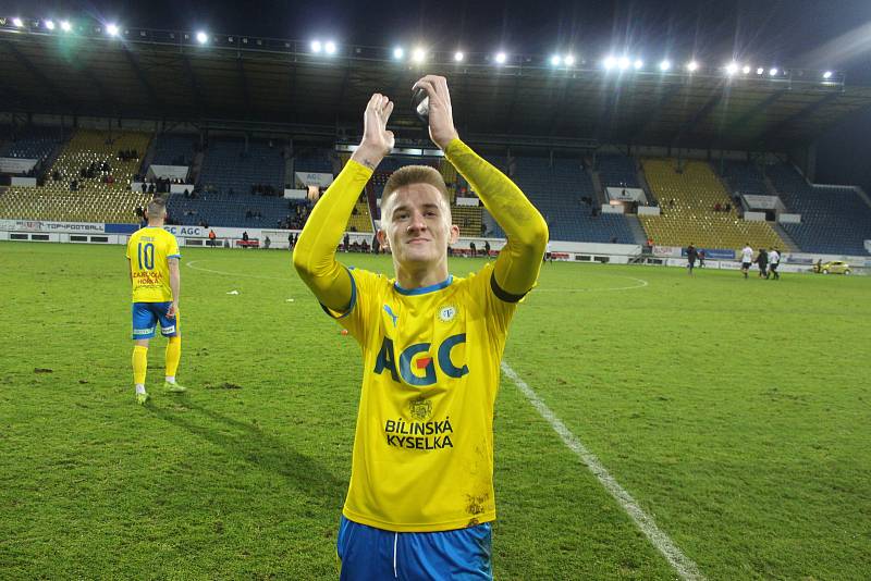 Teplice v posledním domácím utkání roku 2019 porazily Zlín 2:1.