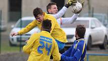 Srbice (v modrém) porazily Oldřichov 2:1