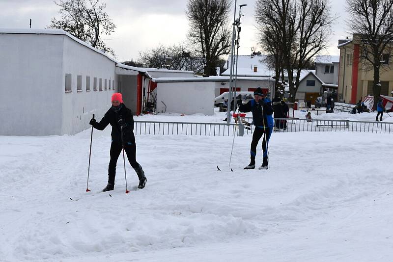 SK Dubí, takto se tam bruslilo a běžkovalo o víkendu 13. a 14. února.