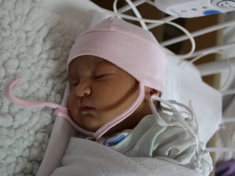 Karolína Demeová se narodila Evě Demeové z Hostomic 5. června  v 9.07 hod. v teplické porodnici. Měřila 49 cm a vážila 3,05 kg