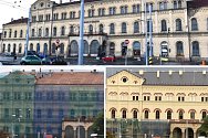 Proměna budovy vlakového nádraží v Teplicích.