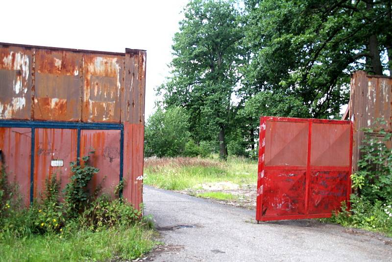 Bývalý atomový sklad v Červeném Újezdu na Teplicku..