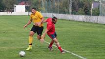 Hrob (ve žlutém) - Unčín 0:1