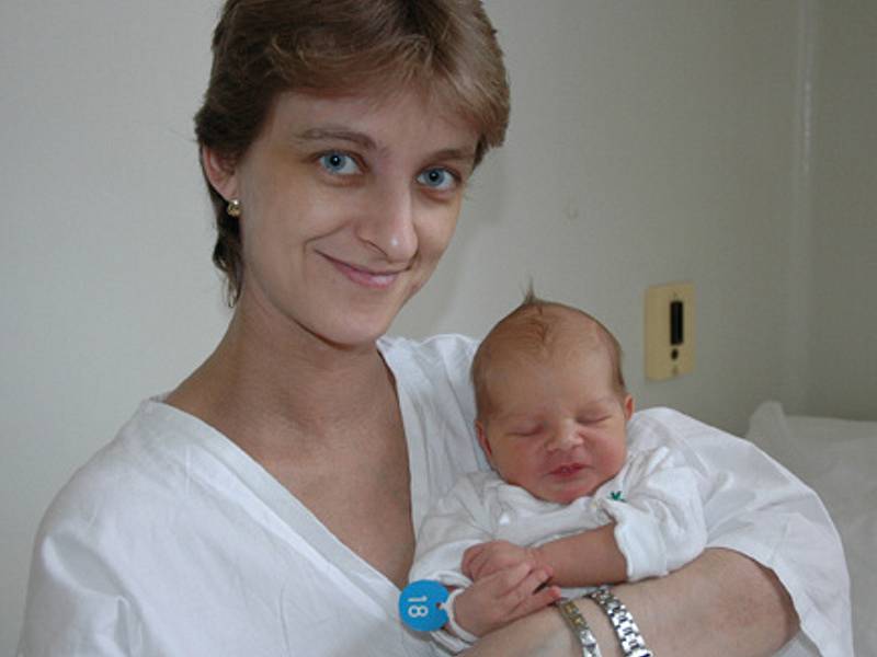 Maminka Gabriela Kollárová se synem Prokopem