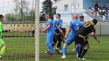 I. B třída: Duchcov (v modrém) - Vroutek 3:6