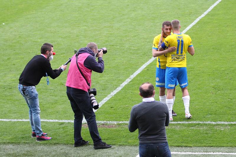 V rozlučkovém duelu Admira Ljevakoviće remizovaly Teplice s Příbramí 2:2.