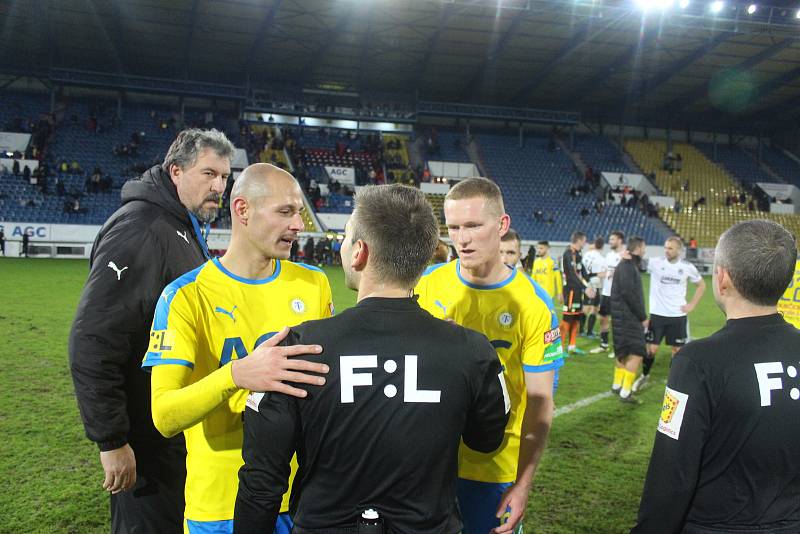 Teplice v posledním domácím utkání roku 2019 porazily Zlín 2:1.