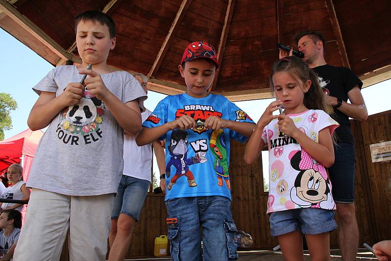 V sobotu 1. srpna odpoledne se v areálu restaurace Na Střelnici v Krupce konala dětská Mickey mouse párty.