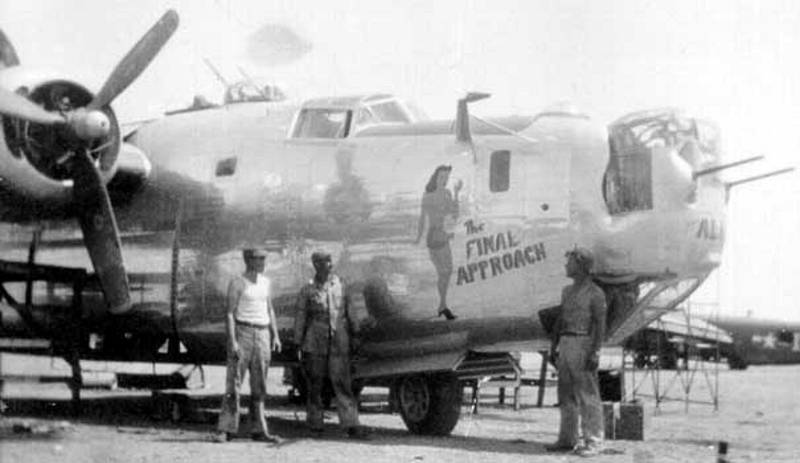 Letoun LIBERATOR B-24 G 42 – 78432 jménem „Final Approach“ po opakovaném zásahu flakem havaroval u vesnice Radovesice nedaleko od Mukova.