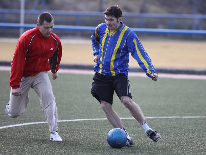 Fanklub FK Teplice hrál fotbal