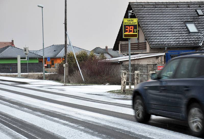 Nové radary instalované na jezdech do města Duchcov.