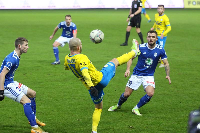 Teplice v posledním kole roku 2021 doma prohrály s Mladou Boleslaví 0:1.