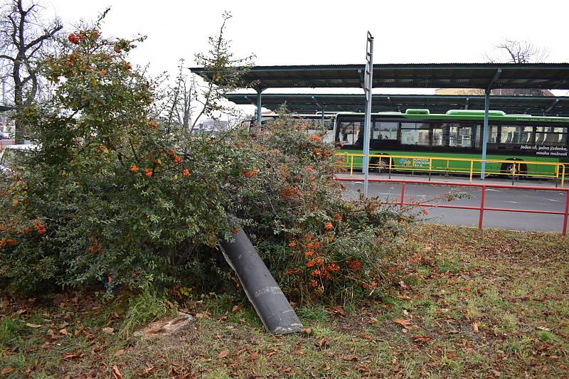 Bývalé autobusové nádraží v Teplicích.