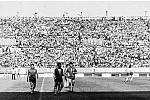 HLAVA NA HLAVĚ. Hlediště bylo při kvalifikačních zápasech v letech 1980 a 1981 přeplněné