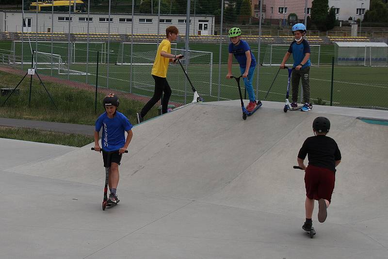 Skatepark Anger v Teplicích je po skončení karantény v obležení.