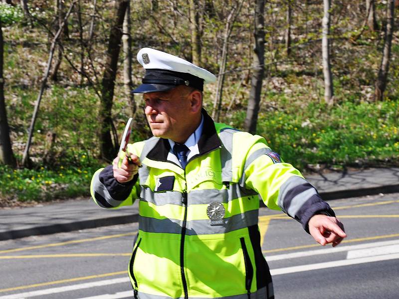 Policejní akce Speed marathon na Teplicku.