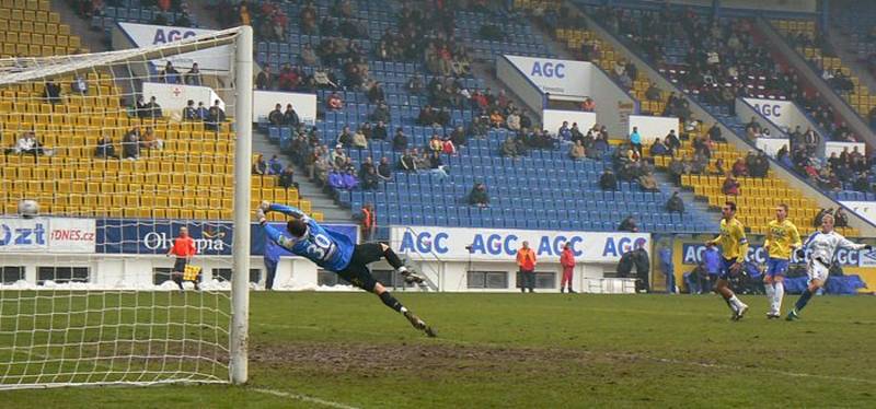 Tomáš Grigar na začátku svého angažmá v Teplicích (jaro 2009)