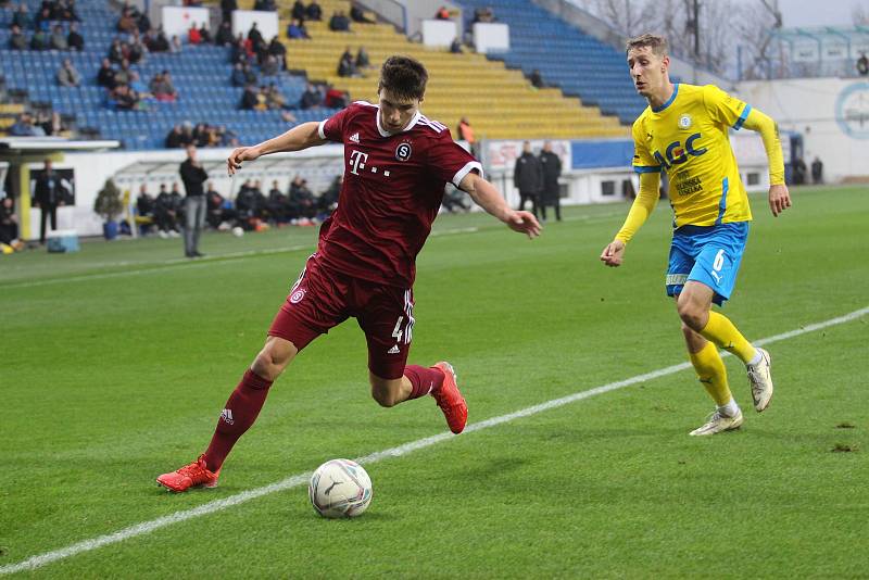 Teplice v osmifinále domácího poháru prohrály doma se Spartou 0:2.