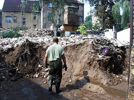 Povodně na Teplicku v roce 2002