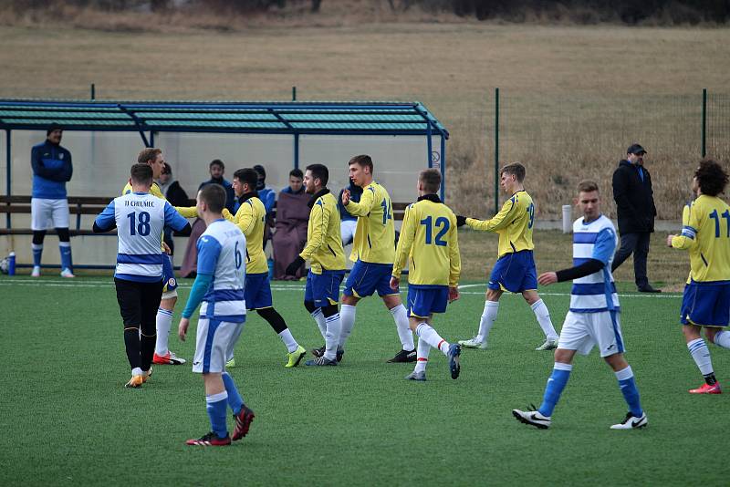 Přípravný duel Proboštov (ve žlutém) - Chlumec (7:4)