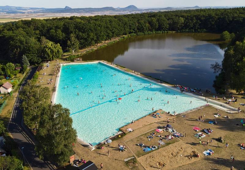 Koupaliště v Oseku.