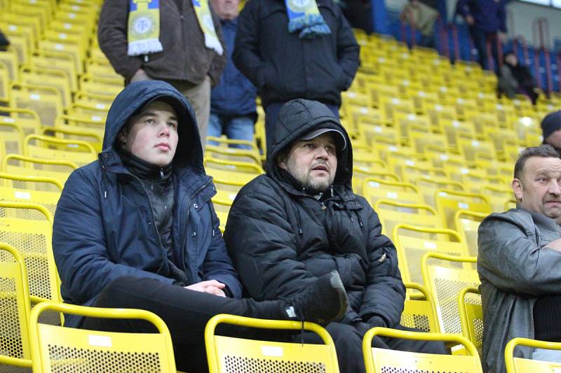 Fanoušci na zápase Teplice - Bohemians