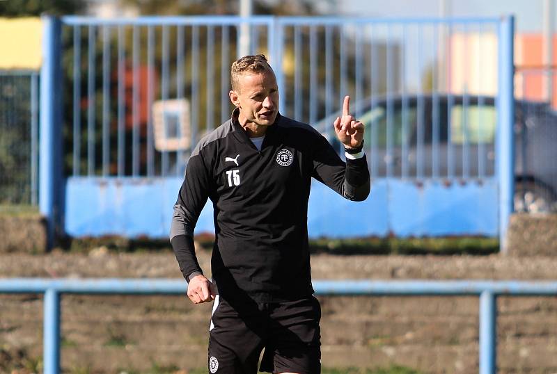 Nový trenér FK Teplice Jiří Jarošík připravuje svůj tým na zápas v Uherském Hradišti