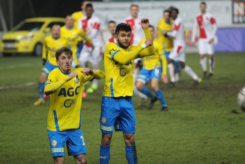 Tepličtí fotbalisté remizovali se Slavií doma 1:1.