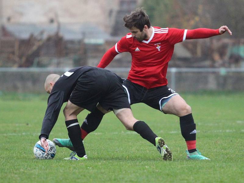 Rtyně porazila Trnovany 5:0, na 15 minut nastoupil i 70letý předseda Josef Hliba.