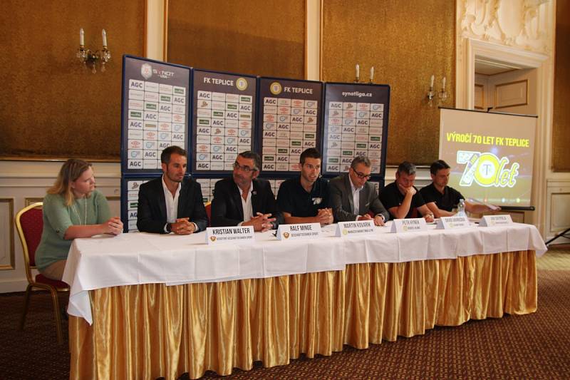 Tisková konference FK Teplice a Dynama Drážďany