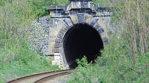 Teplicko. Tunel nedaleko Úpořin.