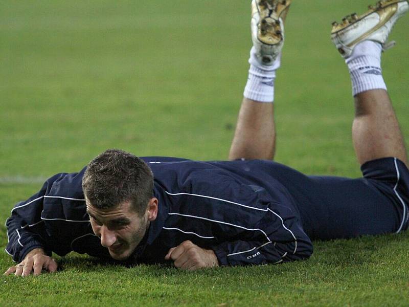 Trénink FK Teplice. Admir Ljevakovič