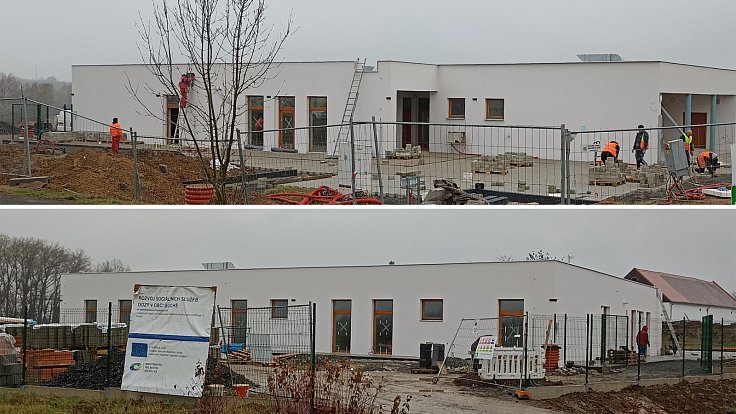 Dokončovaný domov pro osoby s PAS v Suchém na Teplicku.