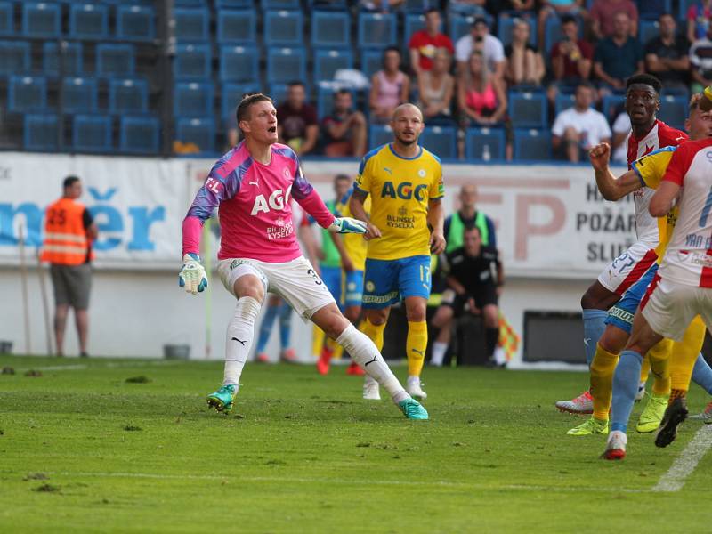 Zápas 2. kola FK Teplice - SK Slavia Praha